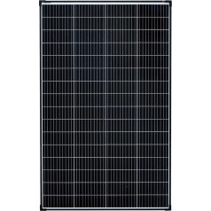 enjoy solar 210 W 36 V monokristālu saules bateriju panelis, 182 mm saules baterijas, 10 autobusu bāri, ideāli piemērots autofurgoniem, balkonu sistēmām, dārza nojumēm, laivām (210, vati)