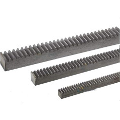 MKSIWSA Industrie 1 stück Ritzel 1MOD 15x15x1000mm Rack ausgehärtet 1 stück 15teeth Zahnräder 8mm Gerade Zähne CNC Rack Gerade Zähne Zahngestell