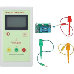 MK 8 Transistortester zur Induktivitäts-, Kapazitäts- und Widerstandsmessung, elektronisches Messgerät mit TR-LCR-Funktionen, inklusive Teststiften und Motherboard, ideal für