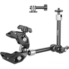 SMALLRIG Magic Arm Super Clamp, kameras stiprinājums ar Super Clamp, ar 1/4