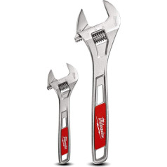 Milwaukee 48227400 6/25,4 cm Rollgabelschlüssel 8524100 Posten ? Silber/Rot