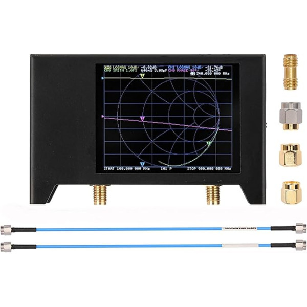 3G vektorinis tinklo analizatorius NA-noVNA V2 - 50KHz-3GHz HF VHF UHF - didelio tikslumo antenų analizatorius