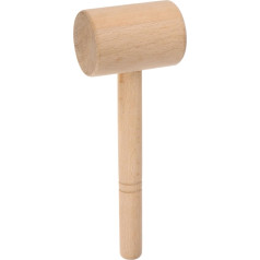 izejmateriālu karte Lederschnitzhammer, Holzhammer, T-förmiger Kopf, Lederhandwerk, Mallet-Werkzeug für DIY, Stempeln, Nähen, Leder, Rindsleder, 22,9 cm