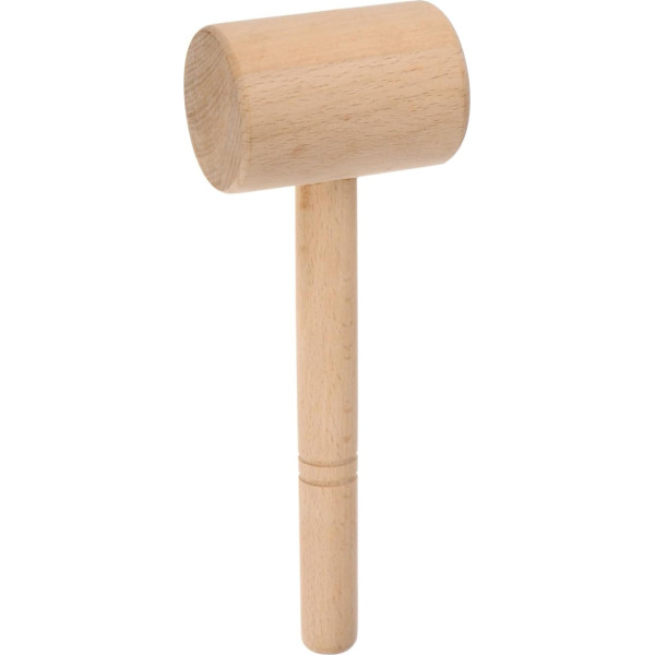 izejmateriālu karte Lederschnitzhammer, Holzhammer, T-förmiger Kopf, Lederhandwerk, Mallet-Werkzeug für DIY, Stempeln, Nähen, Leder, Rindsleder, 22,9 cm