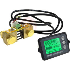 SRWNMTGFK TK15 DC8-80V 50A 100A 350A Coulomb Zähler Meter Batterie Kapazität Tester Coulometer Lithium-Batterie Anzeige LiFePo Detektor (krāsa : 80V 350A)