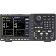 VOLTCRAFT FG-30802T Funkciju ģenerators, darbināms no elektrotīkla 1 µHz - 80 MHz 2-kanālu arbitrālais, trokšņa, impulsu, taisnstūra, sinusa, sinusa ģenerators