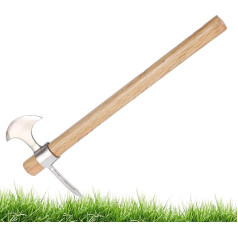 Monozoz Pickaxe Pickaxe for Digging - efektīva 2-in-1 Mattock un Pickaxe kombinācija - Nerūsējošā tērauda rokas kaplis, daudzfunkcionāls kaplis dārzkopjiem, rakšanai, sakņu griešanai