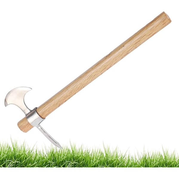 Monozoz Pickaxe Pickaxe for Digging - efektīva 2-in-1 Mattock un Pickaxe kombinācija - Nerūsējošā tērauda rokas kaplis, daudzfunkcionāls kaplis dārzkopjiem, rakšanai, sakņu griešanai