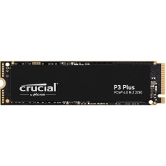 Crucial P3 Plus SSD 4TB M.2 PCIe Gen4 NVMe iekšējais SSD, 4800 MB/s nolasīšanai, 4100 MB/s ierakstīšanai, saderīgs ar klēpjdatoriem un galddatoriem, SSD cietais disks - CT4000P3PSSD801