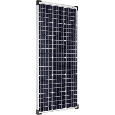 Offgridtec 36 V monokristāliskie saules paneļi 12 V un 24 V akumulatoru uzlādei, 100 W