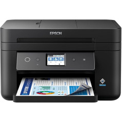 Epson WorkForce WF-2880DWF 4-in-1 daudzfunkcionālais printeris ar tinti (drukāšana, skenēšana, kopēšana, faksēšana, ADF, WiFi, Ethernet, NFC, abpusējs abpusējs iespiešanas veids, vienas kasetnes, A4) + 4 mēnešu ReadyPrint Flex tint plāns