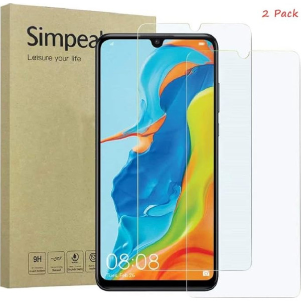 Wuzixi rūdīta stikla aizsargstikls Samsung Galaxy A51, izturīgs pret skrāpējumiem un putekļiem, īpaši caurspīdīgs, Samsung Galaxy A51 (caurspīdīgs, 2 gabali)