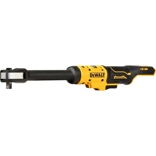 Dewalt 12V XR DCF503EN Akumulatora sprūdrats (3/8 collu, bezsuku motors, ar pagarinātu sprūdrata kakliņu, 80 Nm smagu skrūvju skrūvēšanai, rotācija pulksteņrādītāja kustības virzienā / pretēji pulksteņrādītāja virzienam, ar LED apgaism