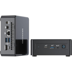 GEEKOM Mini dators, Mini IT8 SE, Intel Core i3-8109U, līdz 3,6 GHz, mini galddators Windows 11 Pro Mini dators ar 8 GB Dual-Channel DDR4 256 GB SSD/HDMI2.0 4K UHD/WiFi/VESA darbam/studijām/filmām