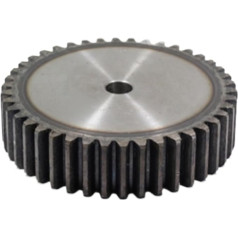 LYMFE Industrielles Stirnradgetriebe 1 Stück 5 Mod Spur gear 5M 10/11/12/13/13/14/15/16/17/18-25T Zahnstahl Dicke 50mm Metall mechanische Übertragung Ritzel(1pc,5M 19T caurums 16mm)