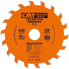 CMT Orange Tools 240.060.07 M - Ripzāģa ripzāģa asmens 180 x 6 x 30 zobi 18