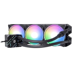 Alphacool Eisbaer Pro Aurora 360 Processor All-in-One Liquid Cooler 12 см Black White 1 шт.