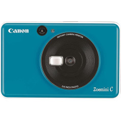 Canon Zoemini mobilais mini fotoprinteris ( akumulators, 5 x 7,5 cm fotogrāfijas, ZINK drukāšana bez tintes, mobilajiem tālruņiem iOS un Android, izmantojot Bluetooth, 160 g