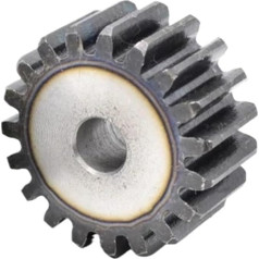 LYMFE Industrial Spur Gear 1 gab 2M 12T-27T cilindriskais plakans zobrats 2Mod Pinion Spur Gear 12 13 14 15 16 16 17 18 19 20 līdz 27 zobu tērauda mehāniskie piedziņas riteņi (izmērs: 15 zobi)