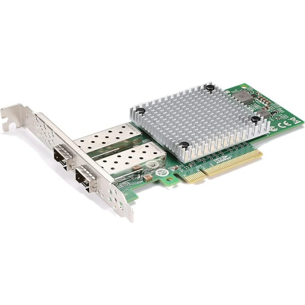 10 GB PCI-E X8 NIC tīkla karte ar Intel X710-BM2 Ethernet kontrolieri, divi SFP+ porti, salīdzināma ar Intel X710-DA2, PCI-Express Ethernet adapteris Atbalsta Windows Server, Linux, VMware