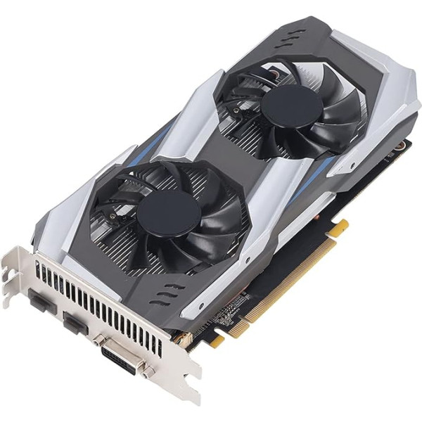 Yunseity GTX1060 spēļu grafiskā karte 3GB GDDR5 192-bitu spēļu grafiskā karte ar diviem ventilatoriem HDMI DVI DP zema trokšņa līmeņa spēļu datoriem