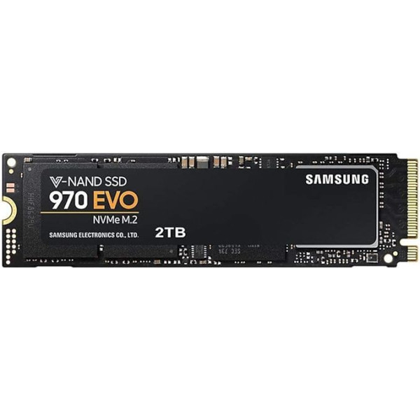 Samsung MZ-V7E2T0BW 970 EVO 2TB NVMe M.2 iekšējais SSD melns