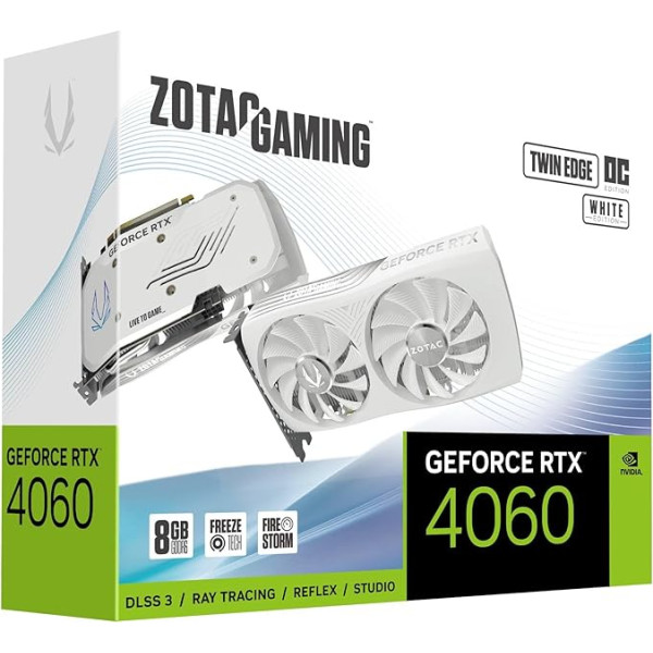 Zotac Gaming GeForce RTX 4060 Twin Edge OC White Edition