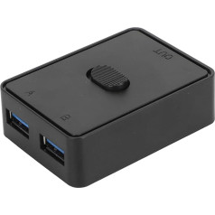 USB 3.0 slēdzis, divvirzienu USB slēdzis 2 in 1 Out vai 1 in 2 Out, USB slēdzis 3.0 KVM slēdzis, USB slēdzis 2 datora daļām 1 USB ierīcei datoram Pele Tastatūra Printeris Skeneris