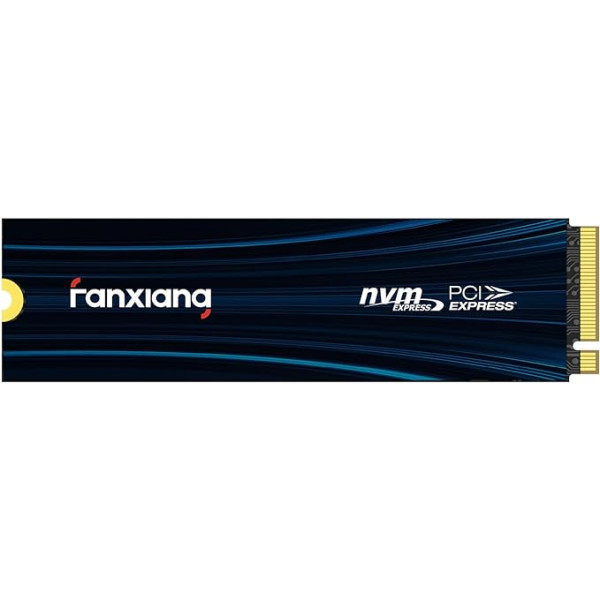 fanxiang NVMe SSD 1TB, M.2 PCIe Gen4x4 Gaming Solid State Drive, 7100MB/s nolasīšanai, 6100MB/s ierakstīšanai, iekšējais SSD, QLC cietais disks datu pārsūtīšanai S880E