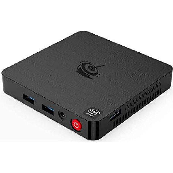 Beelink T4 PRO - īpaši kompakts mini dators ar Windows 10 Pro, Intel Celeron N3350, UHD 4K, RAM 4GB LPDDR3, 64GB eMMC atmiņa, Wi-Fi 5 AC Dual Band, Gigabit Ethernet, Bluetooth 4.0, Dual HDMI, VESA