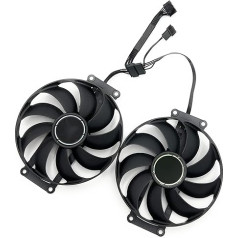 SISS efektīva grafiskās kartes ventilatora nomaiņa ASUS RTX 3060 Dual OC & Asus GeForce RTX 3060 Ti 8GB Dual Mini OC, optimāla dzesēšanas veiktspēja