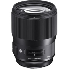 Sigma 135 mm F1.8 DG HSM objektīvs ar filtra vītni, 82 mm objektīva bajonets, melns