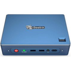 Beelink GTR Mini PC Windows 10 Pro AMD Ryzen 5 3550H procesors līdz 3,7 GHz 8 GB DDR4 RAM 256 GB SSD Micro Desktop Computer ar Dual HDMI/Gigabit Ethernet, WiFi 6, Bluetooth 5.0