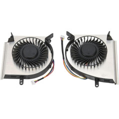 Dpofirs CPU & GPU ventilators priekš MSI GE75 GP75 GL75, CPU GPU ventilatoru pāra nomaiņa ventilatoram PAAD06015SL N417 PAAD06015SL N414