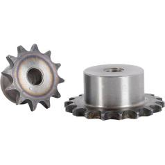 LYMFE Industrielles Stirnradgetriebe 1 Stück 9T-24T 06B Kettenräder for Rollenkette 9 10 11 11 12 13 13 14 15 15 16 17 18 18 19 20 21 22 23 24 Zahn A3 Stahlgetriebe (izmērs: 21T)