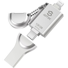 MFi сертифицированный 128GB USB-накопитель для iPhone передачи памяти 3 в 1 USB Flash Drive iPhone хранения расширение Lightning USB Stick iPad USB C Stick Android фото Stick iPhone iPad 