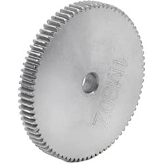 LYMFE Industrial Spur gear 1 režīma cilindriskais zobrats Zobratu skaits 83-130 zobu Ārējais diametrs 85 mm - 132 mm Biezums 10 mm Oglekļa tērauda materiāls Mehāniskais zobrats (izmērs: 96 zobi - OD 98 mm)