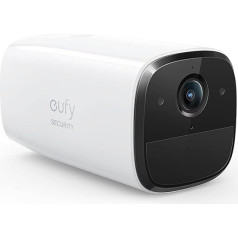 eufy Security SoloCam E20, kabeļtelevīzijas drošības kamera, WLAN, kabeļtelevīzija, 1080p, IP65, mitrāka, Nachtsicht, lokālā aizsardzība, droša lietošana(Vispārīga lietošana)