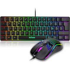 RedThunder 60% RGB spēļu peles un tastatūras kombinācija