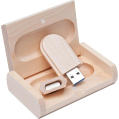 Yaxiny USB stick koka atmiņas stick 128 GB USB 3.0 Flash Drive Memory Stick datu glabāšanas Pendrive dāvana ar koka kastīti