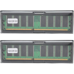 2 gabali Atmiņas modulis Galda dators Divpusējs 16 graudu DDR 1GB 333MHz PC-2700