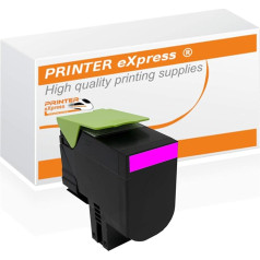 PRINTER eXpress toneris aizstāj Lexmark 71B20M0 priekš CS317 CS317DN CS417 CS417DN CS417DN CS517 CS417DE CX317 CX317 CX317DN CX417 CX417 CX417DN CX517 CX417DE Magenta krāsā