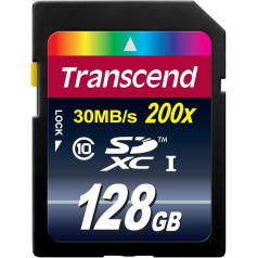 Transcend Extreme Speed Class 10 atmiņas karte 128gb