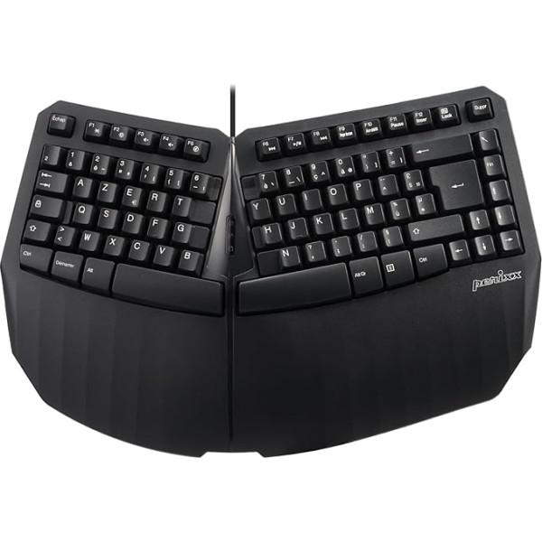 PERIBOARD-413 B Kompakta ergonomiska tastatūra