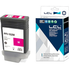 LCL saderīga PFI102 PFI-102 PFI102M PFI-102M 0897B001 130ML pigmenta (magenta) rezerves daļa priekš Canon IPF500 IPF510 IPF510plus IPF600 IPF605 IPF605plus IPF610 IPF6110 IPF611 00plus plus IPF650 IPF700