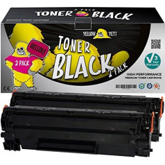 YELLOW YETI CF279A 79A (1.000 Zīmju) 2 Premium Toner kompatibel für Laserjet Pro MFP M26nw M26a M26a M12 M12a M12w [3 gadu garantija]