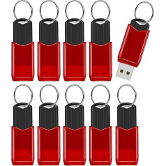 EASTBULL USB zibatmiņas 8 GB USB 2.0 komplekts ar 10 daudzkrāsainām atmiņas zibatmiņām USB zibatmiņas Datu glabāšana