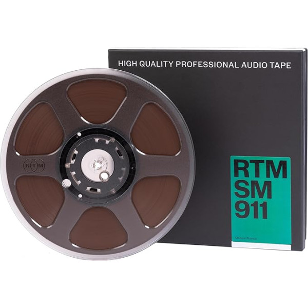 RTM Studio Master Recording SM 911 ¼ collas - Magnētiskā lente uz plastmasas spoles - 762 m - 10,5