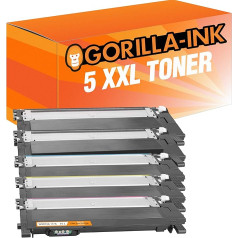 Gorilla-Ink 5 Toneris XXL ar mikroshēmu Saderīgs ar HP 117A krāsu lāzera MFP 178nwg 179fwg 150nw 179fnw 150a 178nw 179fng W2070A W2071A W2072A W2073A