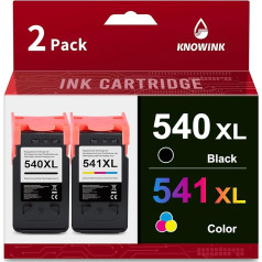 KNOWINK 540XL 541XL kasetnes saderīgas ar Canon printeru kasetnēm 540 541 XL Multipack PG540 CL541 priekš Canon Pixma TS5150 MG3650s MG3600 MG3650 MG4250 MG3550 TS5151